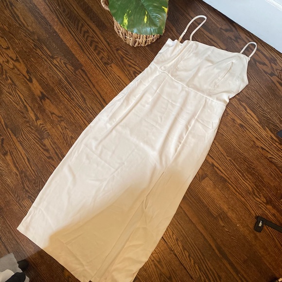 White Midi Dress - Picture 1 of 4